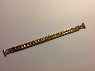 Bransoletka w kolorze złota na szer. mocow. 10 mm rozciągająca się