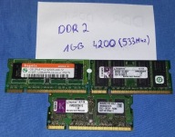 1GB DDR2 Laptop PC2-4200 4200s 533Mhz | Testowane Mix