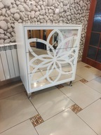 Komoda Glamour, 3 szuflady, blat połysk, piękna