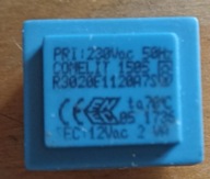 TRANSFORMATOR BLOCK 230 NA 12 VOLT ;2VA TANIO