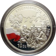 10 zł 2010 Harcerstwo Polskie _ mennicza + folder emisyjny NBP