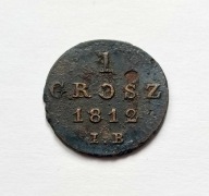 1 GROSZ 1812 , KSIĘSTWO WARSZAWSKIE - 179