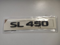 Emblemat naklejka znaczek sl 450 mercedes czarny