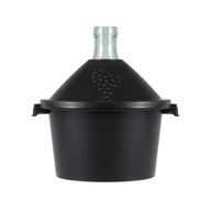 BALON 5L W PEŁNYM KOSZU na wino DAMA GRUBE SZKŁO