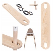 Podnóżek regulowany do krzesełka IKEA Antilop drewniany kolor sosna aMami