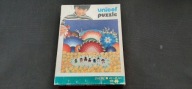 Puzzle Unicef z PRL 196 szt. lata 80 - Unicef puzzle dzieci - kompletne