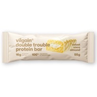 Vilgain Double Trouble Baton Proteinowy 55g Krem Kokosowo-migdałowy