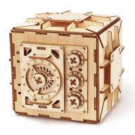 Sejf Drewniana Skrzynia Szyfrowa 3D Puzzle Box Escape Room Sejf DIY