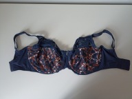 Śliczna markowa bielizna M & S 4603P UK 34GG EUR 75J granatowy MIX