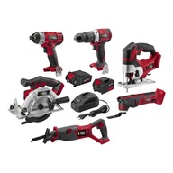 Zestaw narzędzi 9 el 18 V Meec Tools | wkrętarka oraz 8 innych elementów