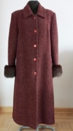 Płaszcz DAMSKI Długi Wełniany Roz.46