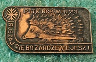 ODZNAKA RUSZAJ SIĘ BO ZARDZEWIEJESZ PTTK HCP - WPN 1983
