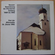 SULZBERG -REMONT KOŚCIOŁA PARAFIALNEGO -broszura -j.niemiecki