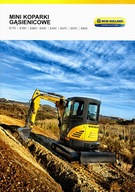 PROSPEKT NEW HOLLAND MINI KOPARKI GĄSIENICOWE