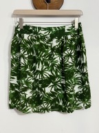 247 spódnica zielona midi liście monstera wakacyjna upał Komodo L