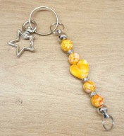 Brelok do kluczy Serduszko zawieszka 6423 Oliwia Kurowska, Kuba Kurowski