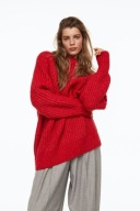 H&M CZERWONY SWETER WEŁNA L PREMIUM 230 ZŁ !