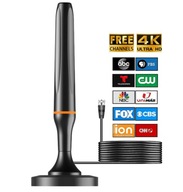 ANTENA HD TV WEWNĘTRZNA 4K 1080P 75 OHM
