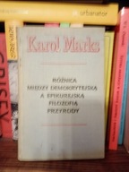Różnica między demokrytejską a epikurejską filozofią przyrody Karol Marks