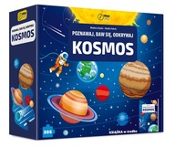 Poznawaj, baw się, odkrywaj. Kosmos. Puzzle 205 elementów + książka