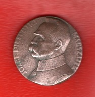 MARSZAŁEK JÓZEF PIŁSUDSKI - MEDAL PAMIĄTKOWY Z LAT 30-TYCH.