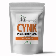 Forest Vitamin Cynk Pikolinian Zinc Picolinate 15 mg 100 kapsułek