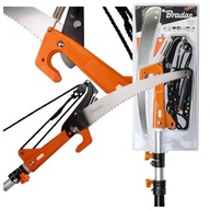 Piła teleskopowa z sekatorem do gałęzi drzew 155-375 cm aluminiowy trzonek