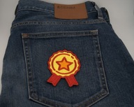 Naszywka Haftowana ZŁOTY MEDAL Winner – 9 x 7 cm