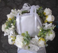 WIANEK KOMUNIJNY - WIANKI pelerynki torebki stroik