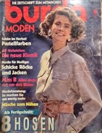 Burda moden nr 10/1988 wykroje po niemiecku