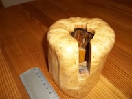 DREWNIANY STOJAK DO TELEFONU ZDJĘCIA 9X11X10,5CM