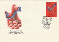 Olimpiada Moskwa 1980 - symbole organizatora igrzysk FDC - ZSRR