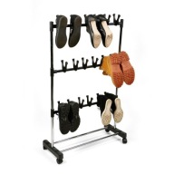 Stojak regał na buty LIVBO 66 x 103 x 29 cm kółka