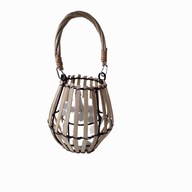 LAMPION LATARNIA NA TEALIGHTY Z SZKLANYM WKŁADEM