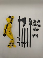 Figurka akcji MINI LEGENDA 'Dummy 13' + 16 akcesoriów - ŻÓŁTY - złożona