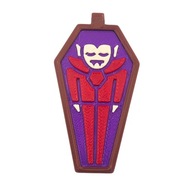 Brelok Trumna z wampirem plastik Burn 3D Wampir w trumnie