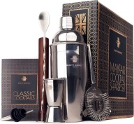 EKSKLUZYWNY ZESTAW BARMAŃSKI SZEJKER DO DRINKÓW Z AKCESORIAMI BARMAŃSKIMI