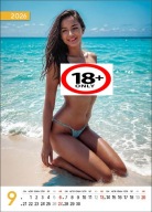 gorące kobiety sexy wakacyjne panienki kalendarz 2026 toples girls