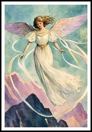 A2 PLAKAT OBRAZ ANIOŁ, PLAKAT Z ANIOŁEM, ANIELSKIE SKRZYDŁA, ANIELICA NR 63