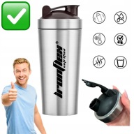 SHAKER NA SIŁOWNIĘ DO PRACY SZARY IRONFLEX SZEJKER 750ml
