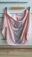 Bershka bluzka różowa pastelowa z cekinami ___38