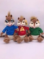 Zabawki filmowe Alvin i wiewiórki Pluszowe lalki Śliczne wiewiórki