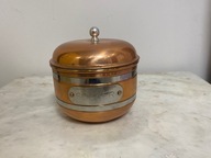 Miedziane pudelko na cukier