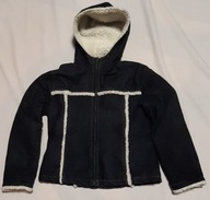 kurtka damska dżinsowa L pikowana z kapturem wymiary podane w opisie