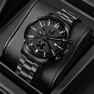 Stylowy Zegarek Męski CASPIANE + Elegancki Box | Prezent dla Niego