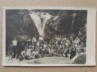 PRL wycieczka wodospad Szklarka 1954 (1582)
