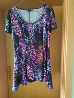 Sukienka 40 Joanna Hope wielobarwna taliowana rozkloszowana