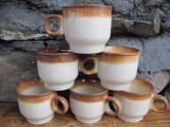 ŚLICZNE Filiżanki_Porcelit PRUSZKÓW_ VINTAGE PRL