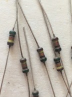 6x Rezystor 143 Ohm, 0,5%, 0,25 W