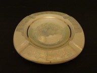 Bogucice popielniczka, perłowa popielniczka, porcelana PRL, vintage